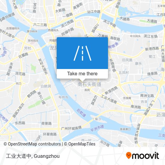 工业大道中 map