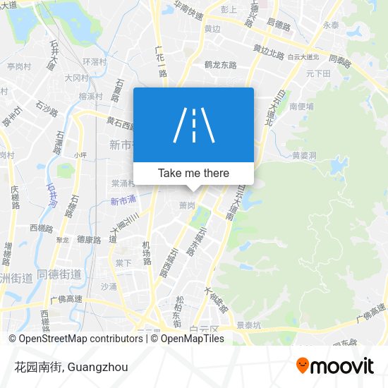 花园南街 map