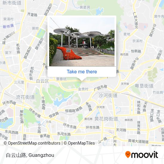 白云山路 map