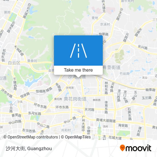 沙河大街 map