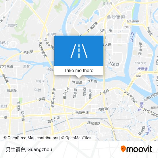 男生宿舍 map