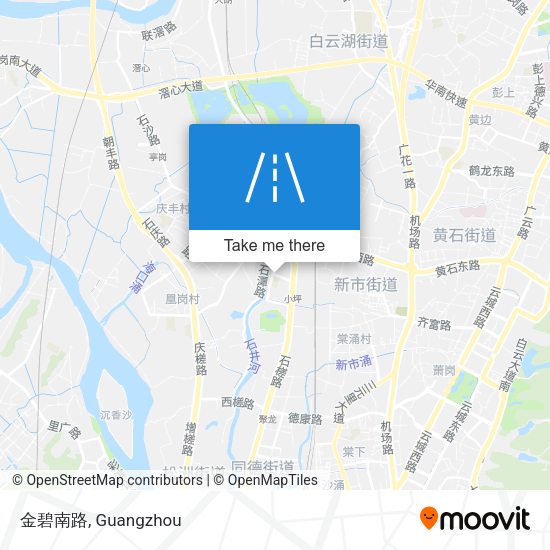 金碧南路 map
