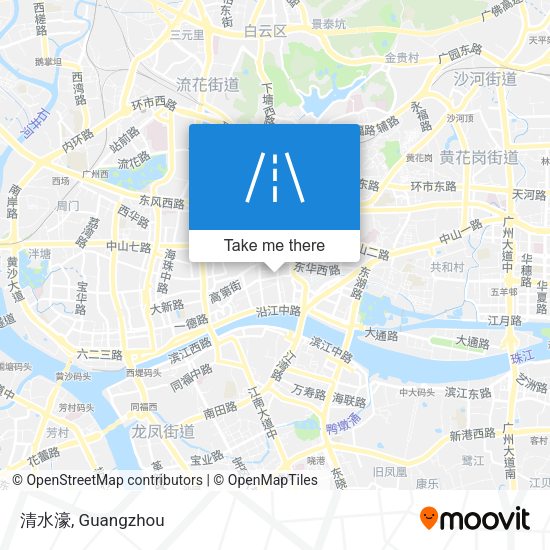 清水濠 map