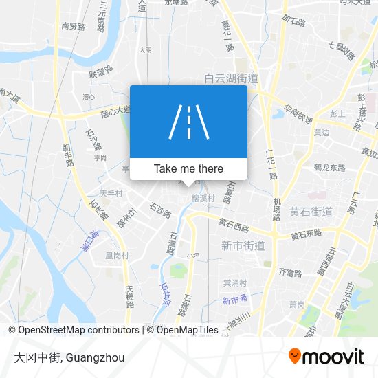 大冈中街 map