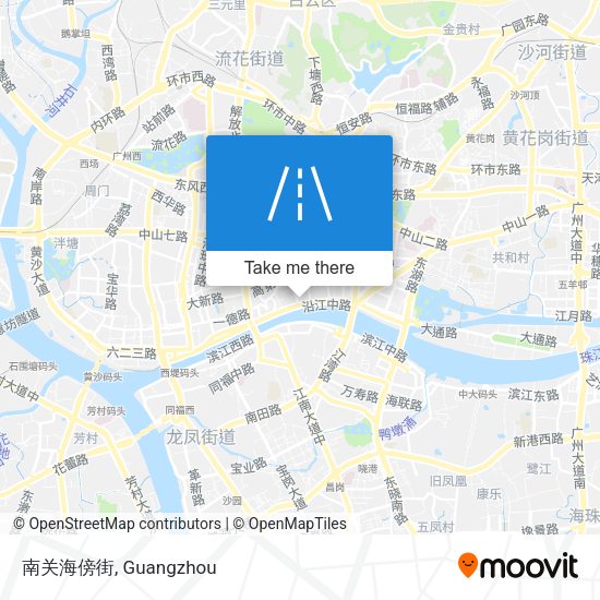 南关海傍街 map