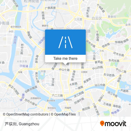 芦荻街 map