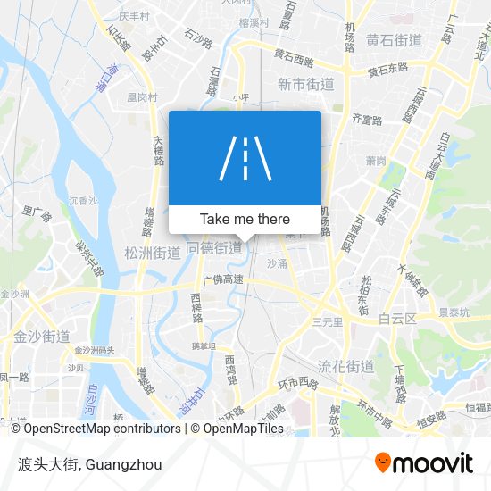 渡头大街 map