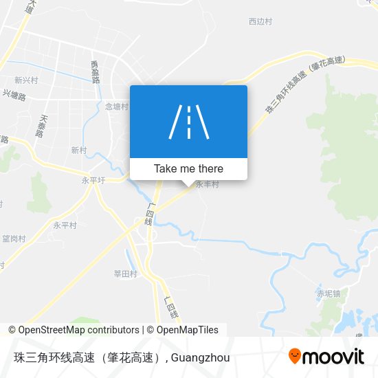 珠三角环线高速（肇花高速） map
