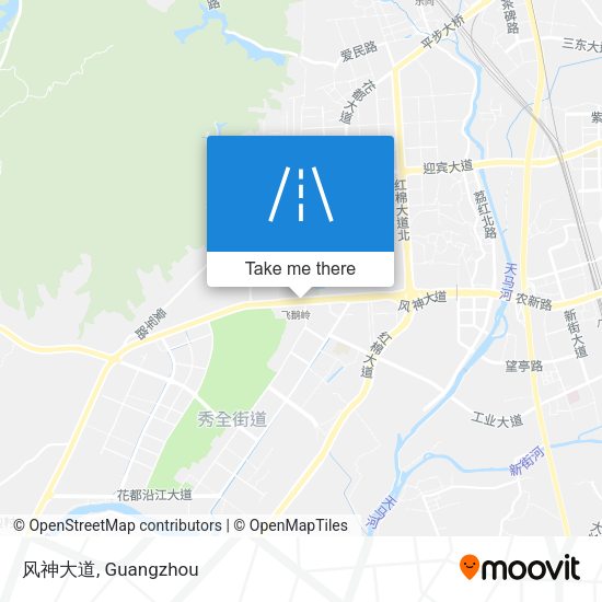风神大道 map