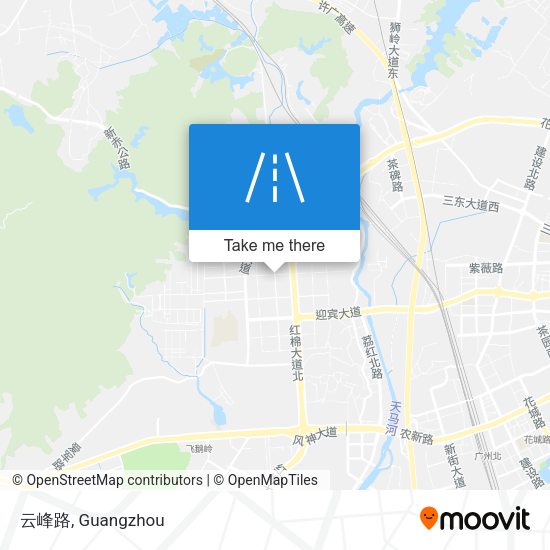云峰路 map