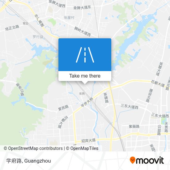 学府路 map