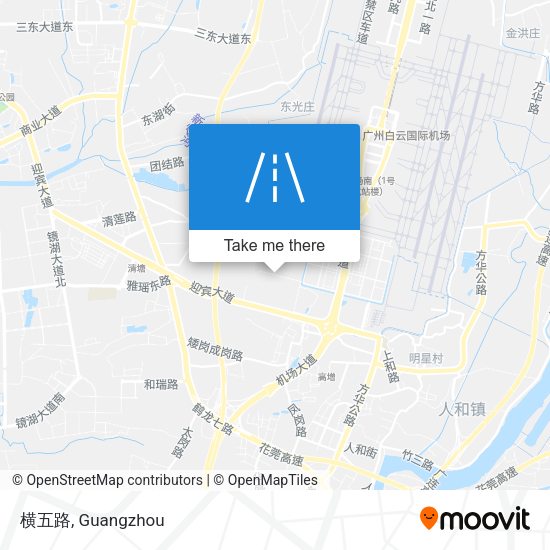 横五路 map