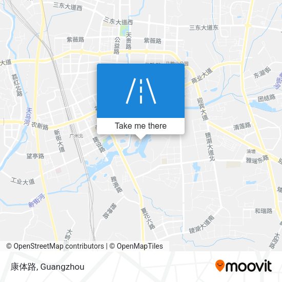 康体路 map