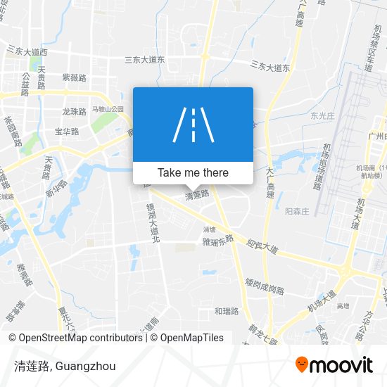 清莲路 map