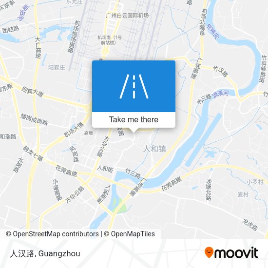 人汉路 map