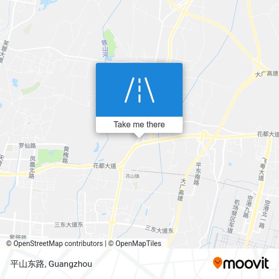 平山东路 map