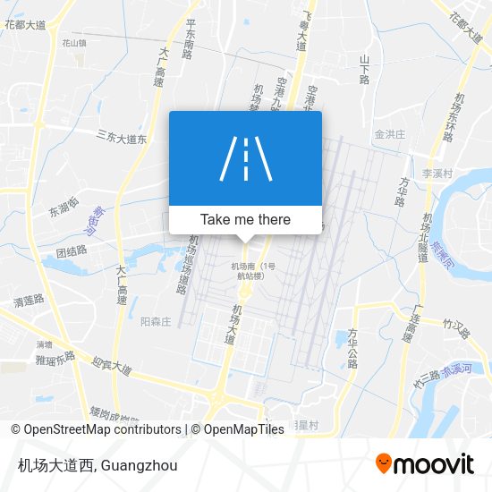 机场大道西 map