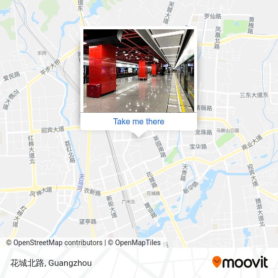 花城北路 map