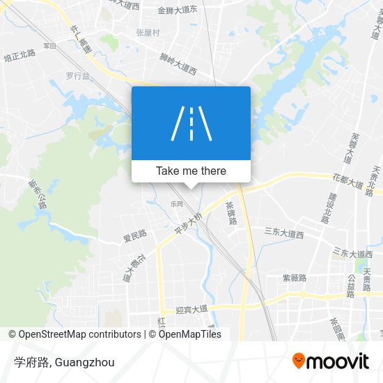 学府路 map