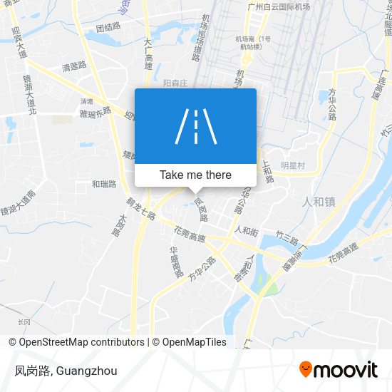 凤岗路 map