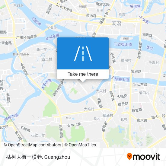桔树大街一横巷 map