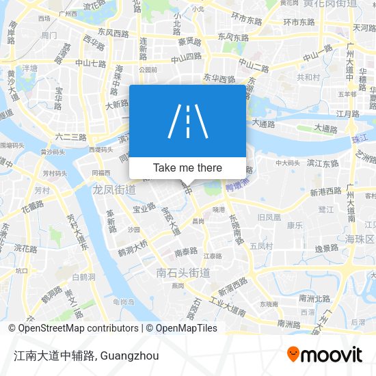 江南大道中辅路 map
