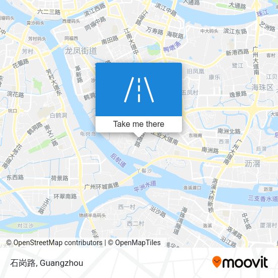 石岗路 map