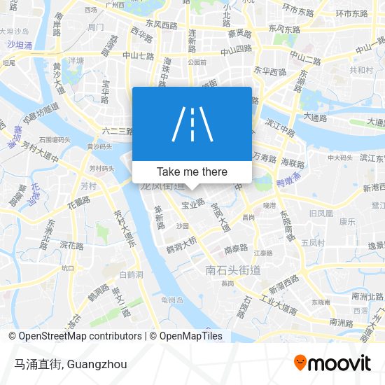 马涌直街 map