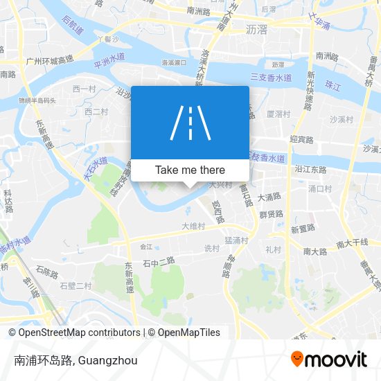 南浦环岛路 map