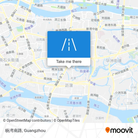 杨湾南路 map