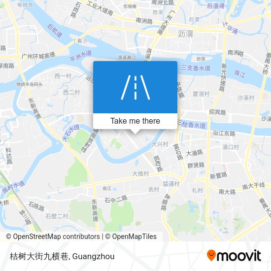 桔树大街九横巷 map