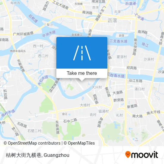 桔树大街九横巷 map