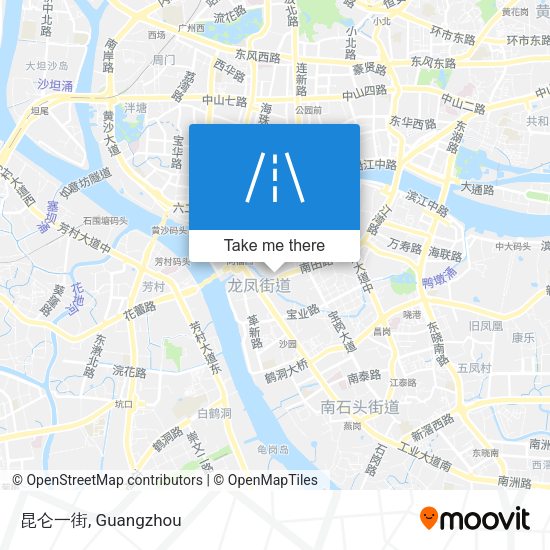 昆仑一街 map