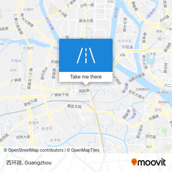 西环路 map