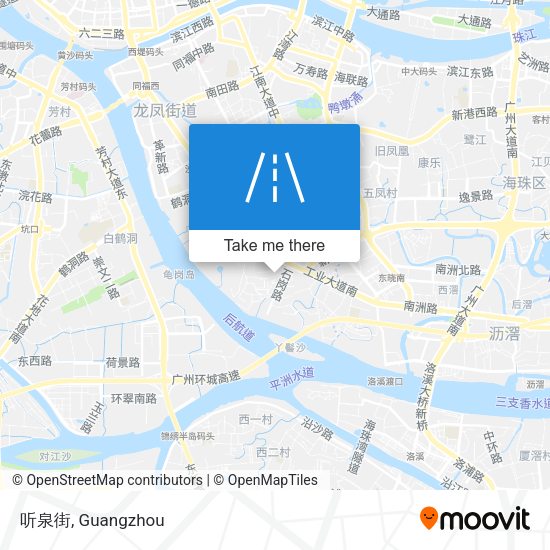 听泉街 map