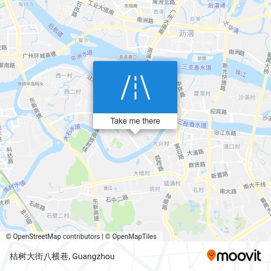 桔树大街八横巷 map