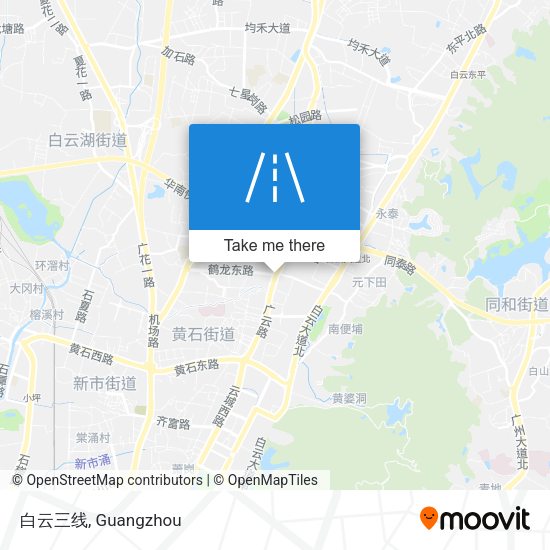 白云三线 map