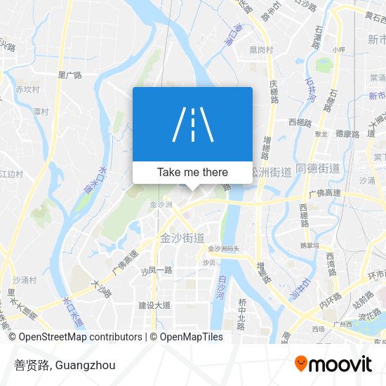 善贤路 map