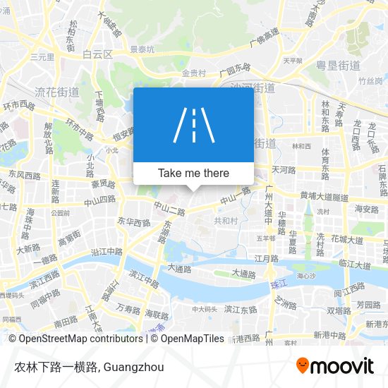 农林下路一横路 map
