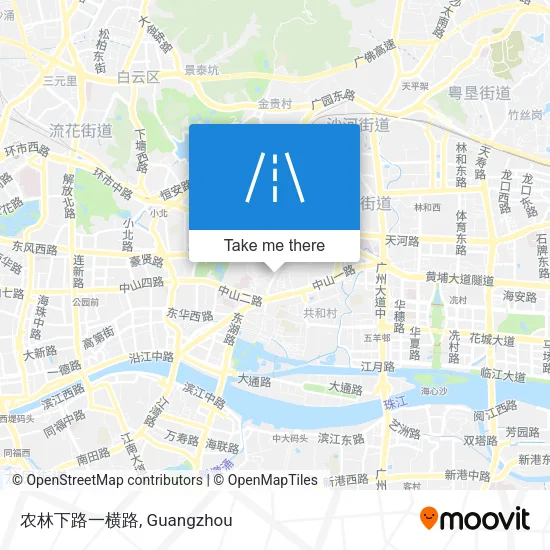 农林下路一横路 map