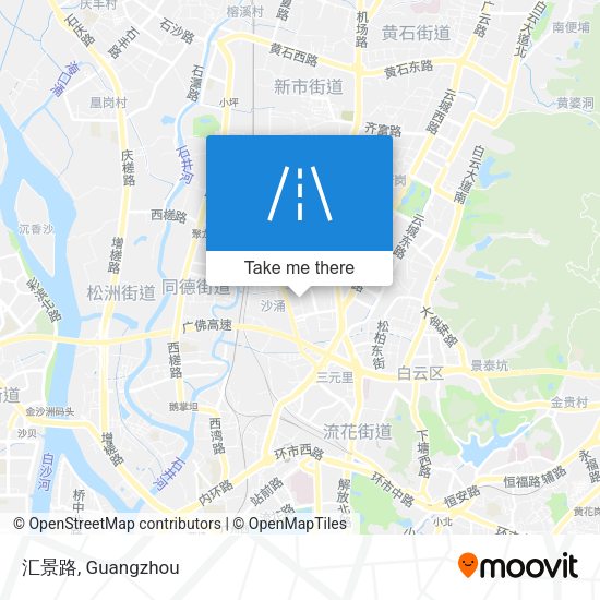 汇景路 map