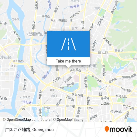 广园西路辅路 map
