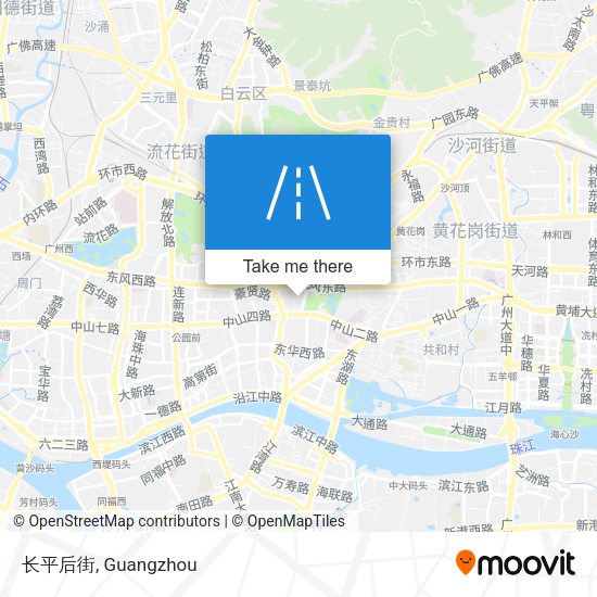 长平后街 map