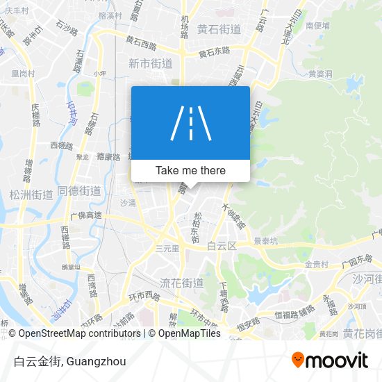 白云金街 map
