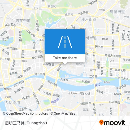 启明三马路 map