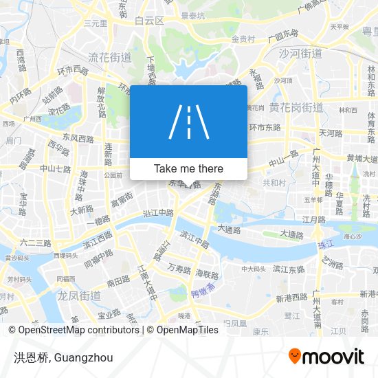 洪恩桥 map