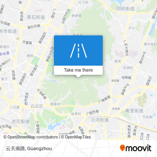 云天南路 map