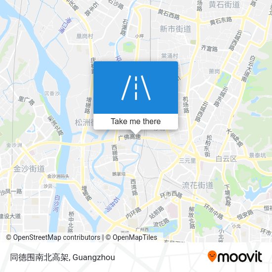 同德围南北高架 map