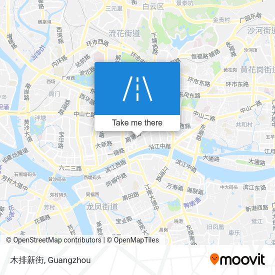 木排新街 map