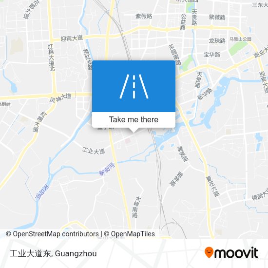 工业大道东 map